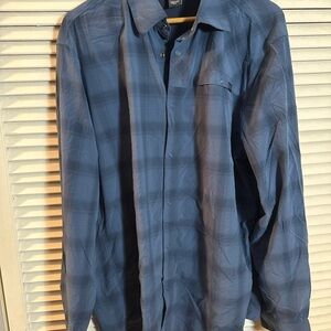 Outdoor Research Men's Navy Checkered Shirt